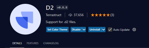 D2 extension on Visual Studio Code